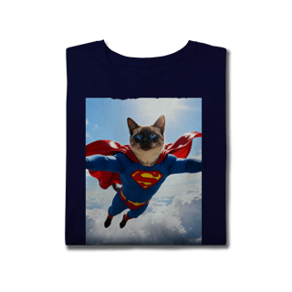 Nome do produto Camiseta Plus Size - Super Cat