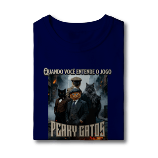 Nome do produto Camiseta Infantil - Peaky Gatos