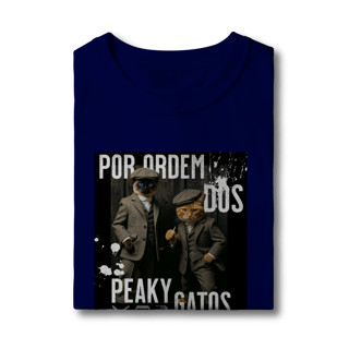 Nome do produto Camiseta Infantil - Ordem dos Peaky Gatos