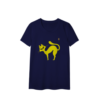 Nome do produto Baby Look - Gato Curioso