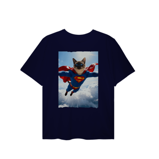 Nome do produto Camiseta Plus Size - Super Cat