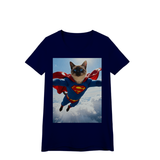 Nome do produto Baby Look - Super Cat