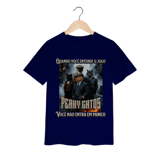 Nome do produto Camiseta Infantil - Peaky Gatos