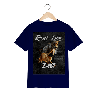 Nome do produto Camiseta Infantil - Run Like DNA