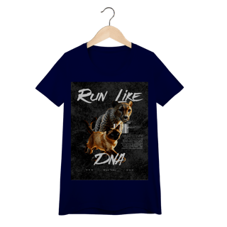 Nome do produto Baby Look - Run Like DNA