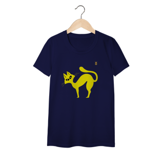 Nome do produto Baby Look - Gato Curioso