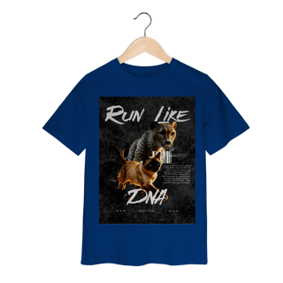 Nome do produto Camiseta Infantil - Run Like DNA