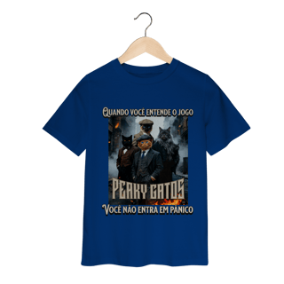 Nome do produto Camiseta Infantil - Peaky Gatos