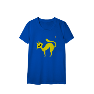 Nome do produto Baby Look - Gato Curioso