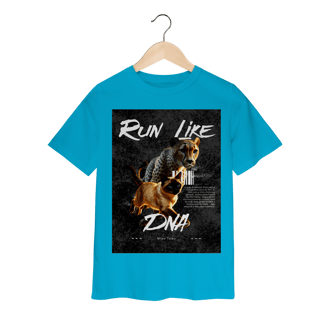 Nome do produto Camiseta Infantil - Run Like DNA