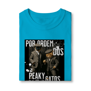Nome do produto Camiseta Infantil - Ordem dos Peaky Gatos