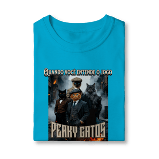 Nome do produto Camiseta Infantil - Peaky Gatos