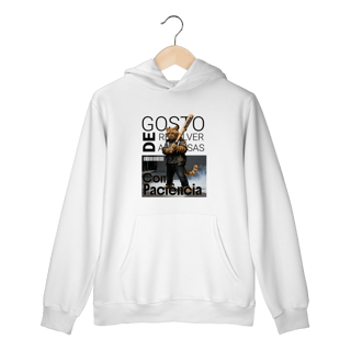 Nome do produto Moletom com Bolso - Amarelinho Paciente