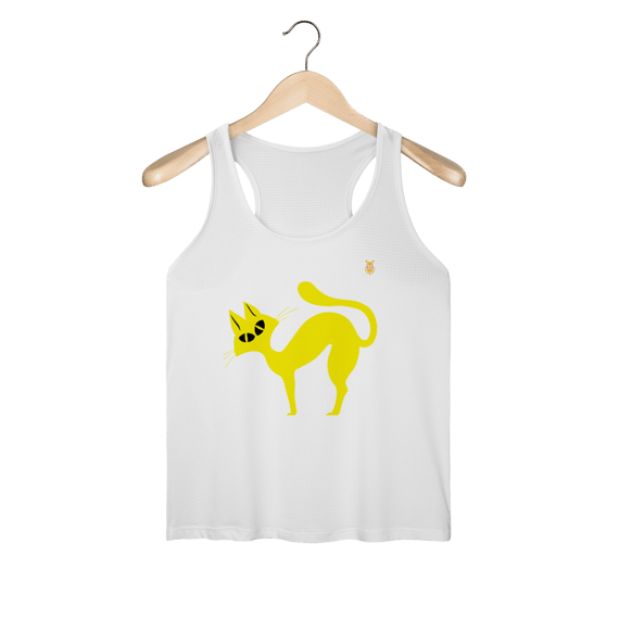 Regata Fem Gato Curioso