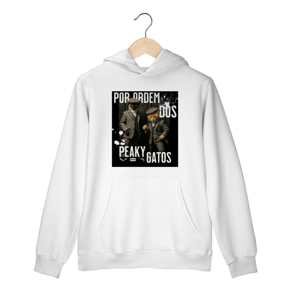Moletom com Bolso - Ordem dos Peaky Gatos