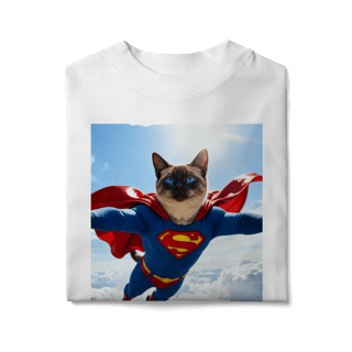 Nome do produto Camiseta Oversized - Super Cat
