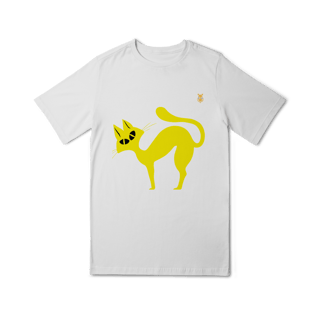 Nome do produto Camiseta infantil Gato Curioso
