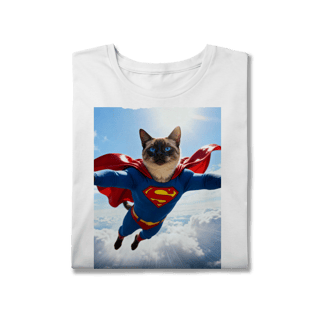 Nome do produto Camiseta Plus Size - Super Cat
