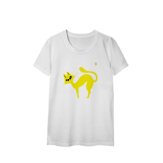 Nome do produto Baby Look - Gato Curioso