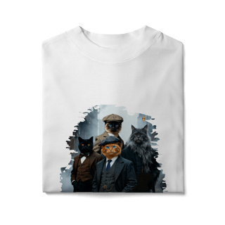 Nome do produto Camiseta Oversizad Peaky Cats