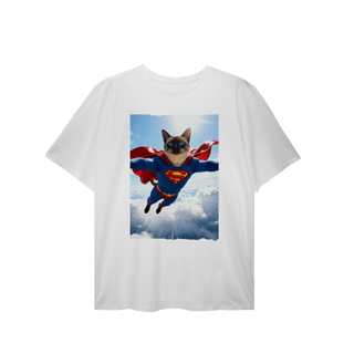 Nome do produto Camiseta Plus Size - Super Cat