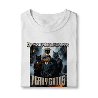 Nome do produto Camiseta Infantil - Peaky Gatos