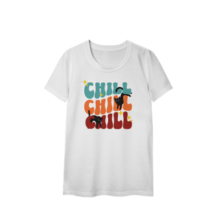 Nome do produto Baby Look - Chill Cats