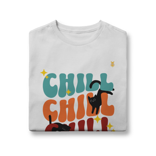 Nome do produto Camiseta Infantil Chill Cats 
