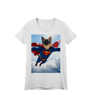 Nome do produto Baby Look - Super Cat