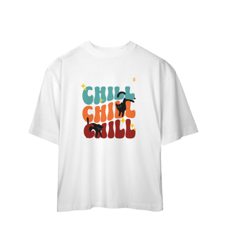 Nome do produto Camiseta Oversized Chill Cats