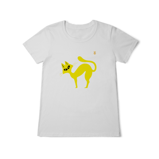 Nome do produto Baby Look - Gato Curioso