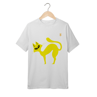 Nome do produto Camiseta infantil Gato Curioso