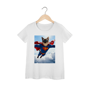 Nome do produto Baby look - Super Cat