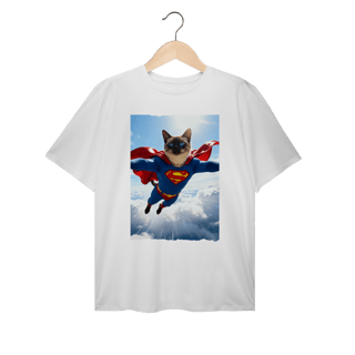 Nome do produto Camiseta Plus Size - Super Cat