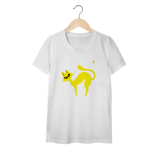 Nome do produto Baby Look - Gato Curioso