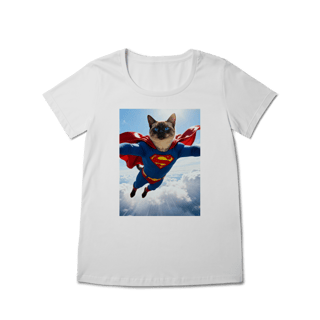 Nome do produto Baby look - Super Cat