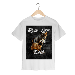 Nome do produto Camiseta Infantil - Run Like DNA