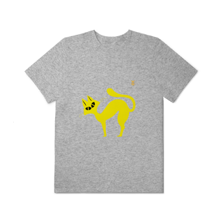 Nome do produto  Camiseta Plus Size Gato Curioso