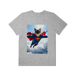 Nome do produto Camiseta Plus Size - Super Cat