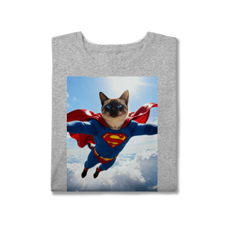 Nome do produto Camiseta Plus Size - Super Cat