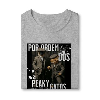 Nome do produto Camiseta Infantil - Ordem dos Peaky Gatos