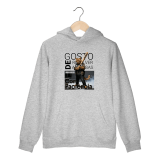 Nome do produto Moletom com Bolso - Amarelinho Paciente