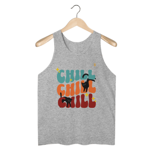 Nome do produto Regata Masculina Chill Cats 