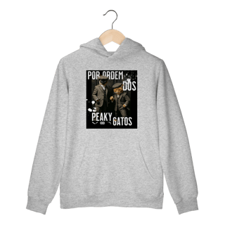 Nome do produto Moletom com Bolso - Ordem dos Peaky Gatos