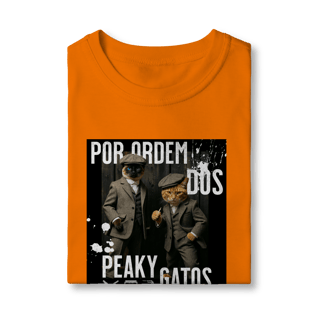 Nome do produto Camiseta Infantil - Ordem dos Peaky Gatos