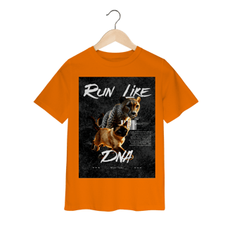 Nome do produto Camiseta Infantil - Run Like DNA