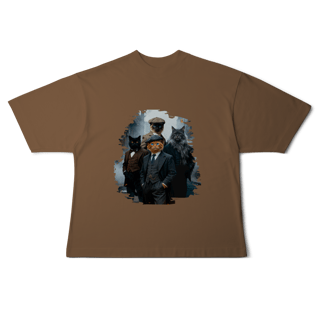 Nome do produto Camiseta Oversizad Peaky Cats