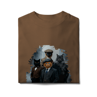 Nome do produto Camiseta Oversizad Peaky Cats