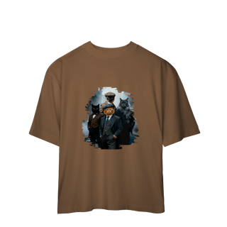Nome do produto Camiseta Oversizad Peaky Cats
