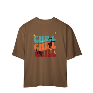 Nome do produto Camiseta Oversized Chill Cats